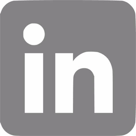 Grey Linkedin Logo