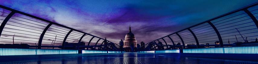 St Pauls's Cathedral & Millenium Bridge London